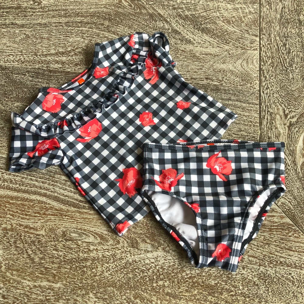 Joe Fresh Blue And Pink Bikini Set